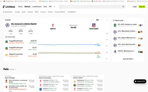 Limitless Exchange public interface