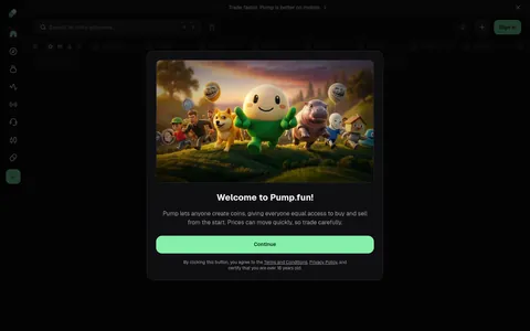 Pump Markets public interface