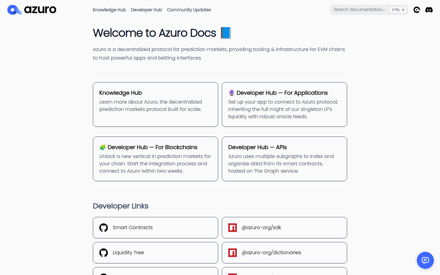 Azuro developer docs