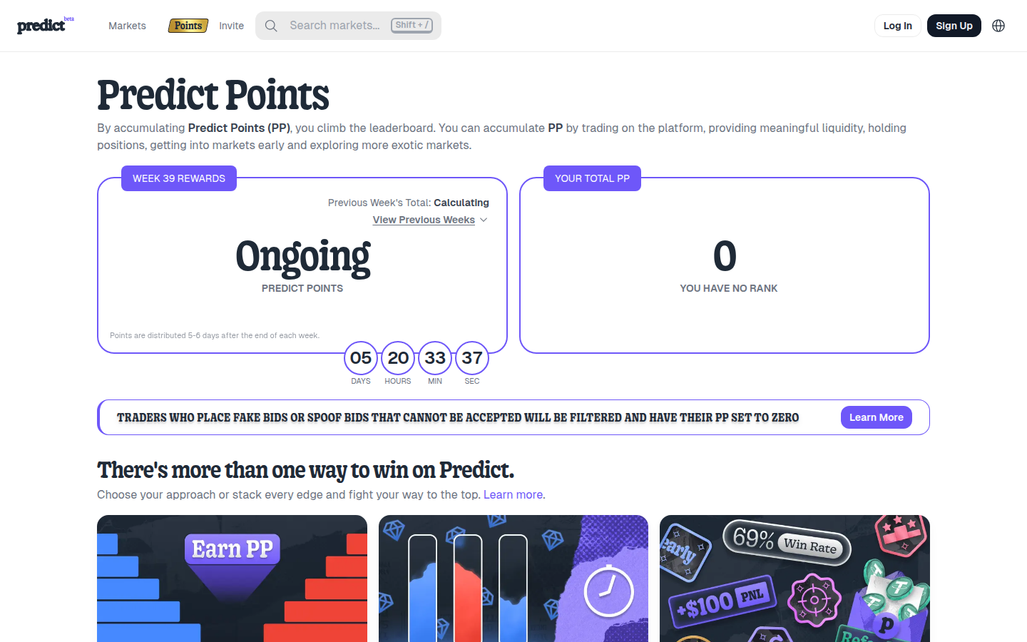 predict fun points