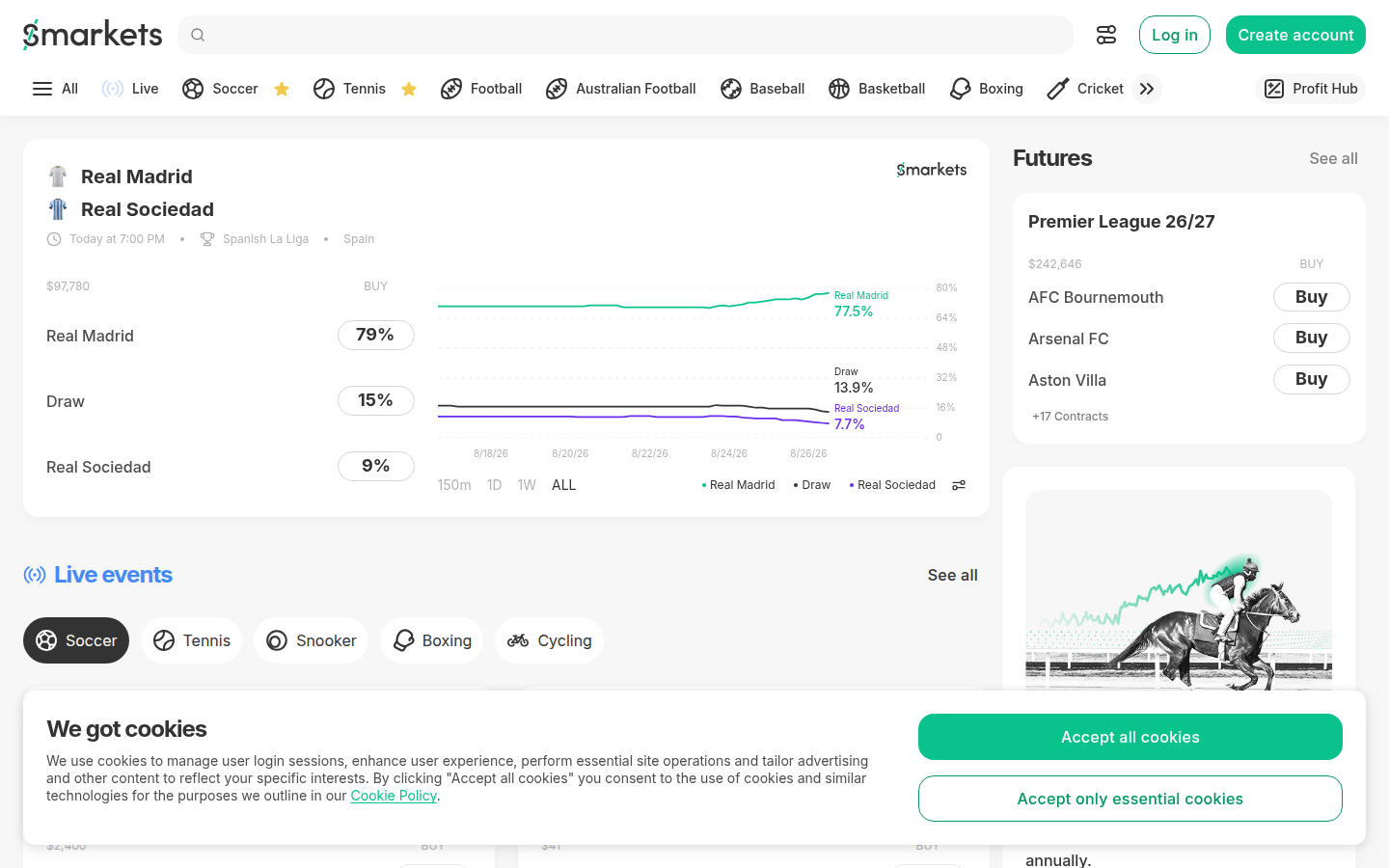 smarkets home